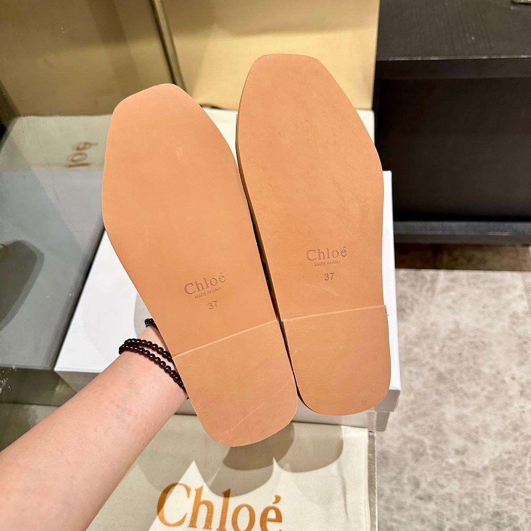 WOODY SLIDES IN BEIGE FABRIC WITH EMBROIDERED LOGO STRAPS