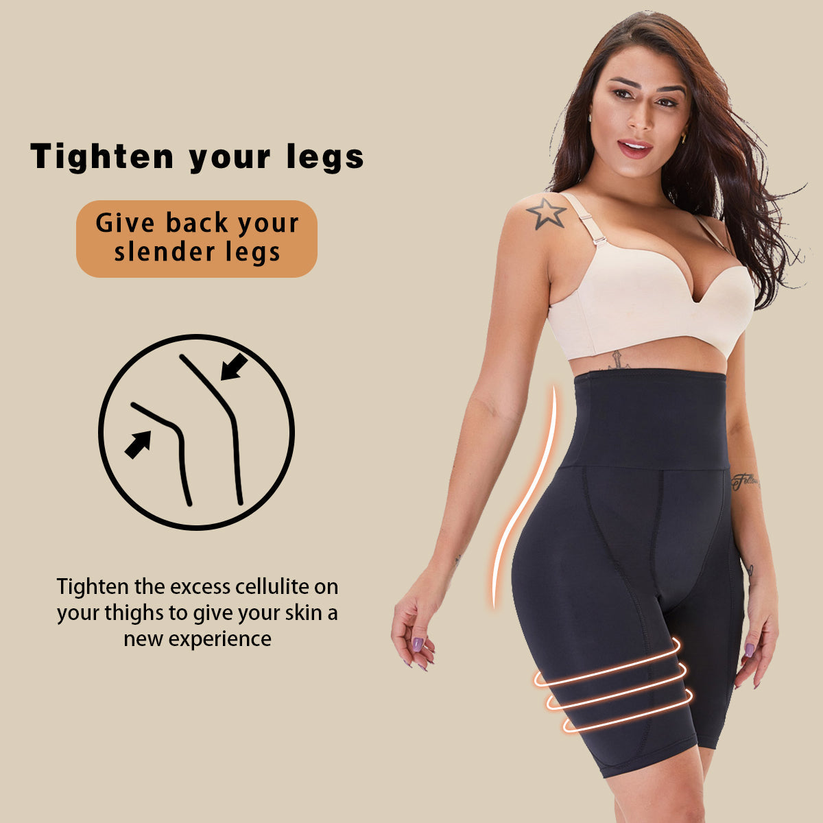Women Butt Lifter Shapewear Hi-Waist Shapewear Underwear Fashion Slim