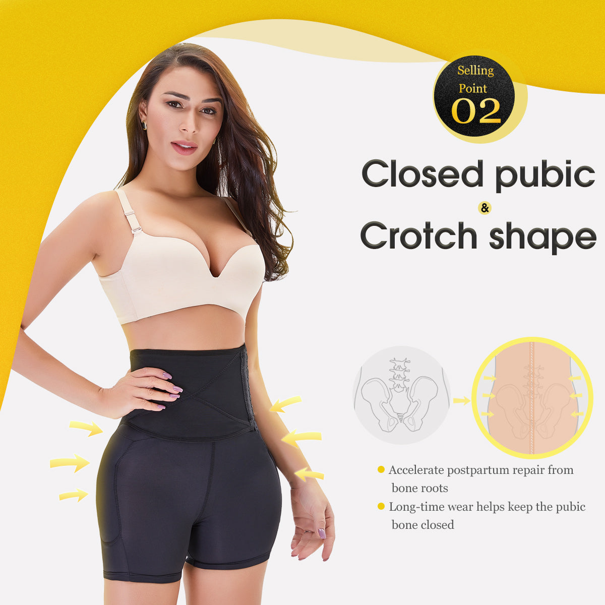 Women Butt Lifter Shapewear Hi-Waist Shapewear Underwear Training Practicality Fashion Slim