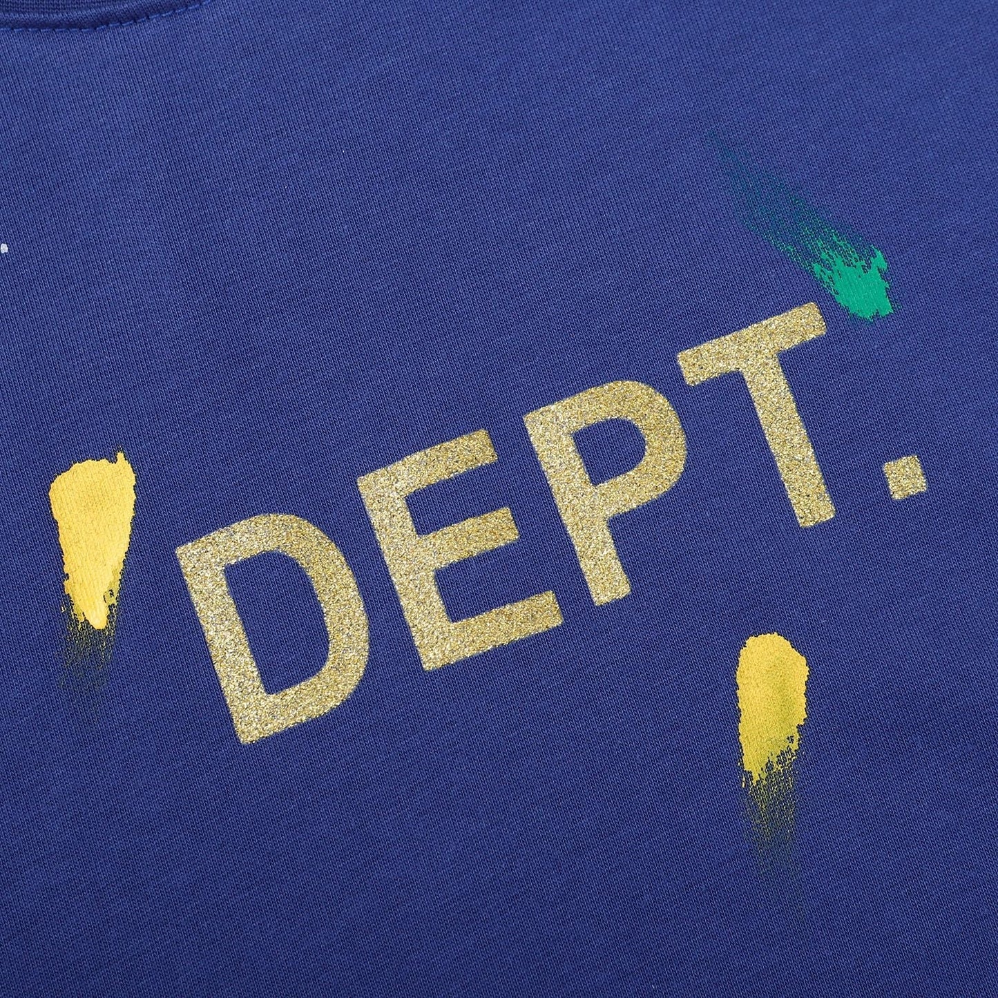 Gallery Dept T Shirts Splashed Ink Printing Loose Short Sleeve Base Lining