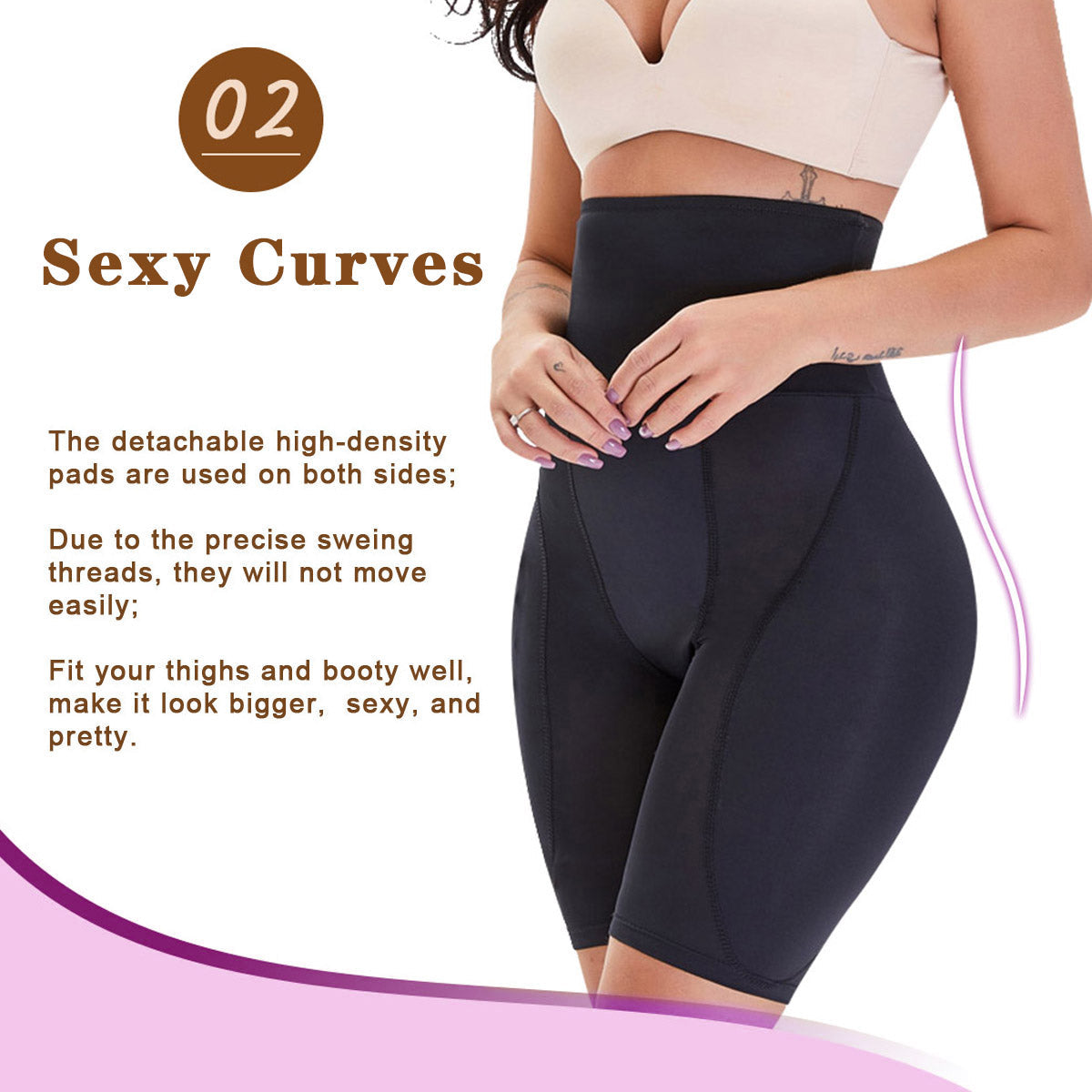 Women Butt Lifter Shapewear Hi-Waist Shapewear Underwear Fashion Slim
