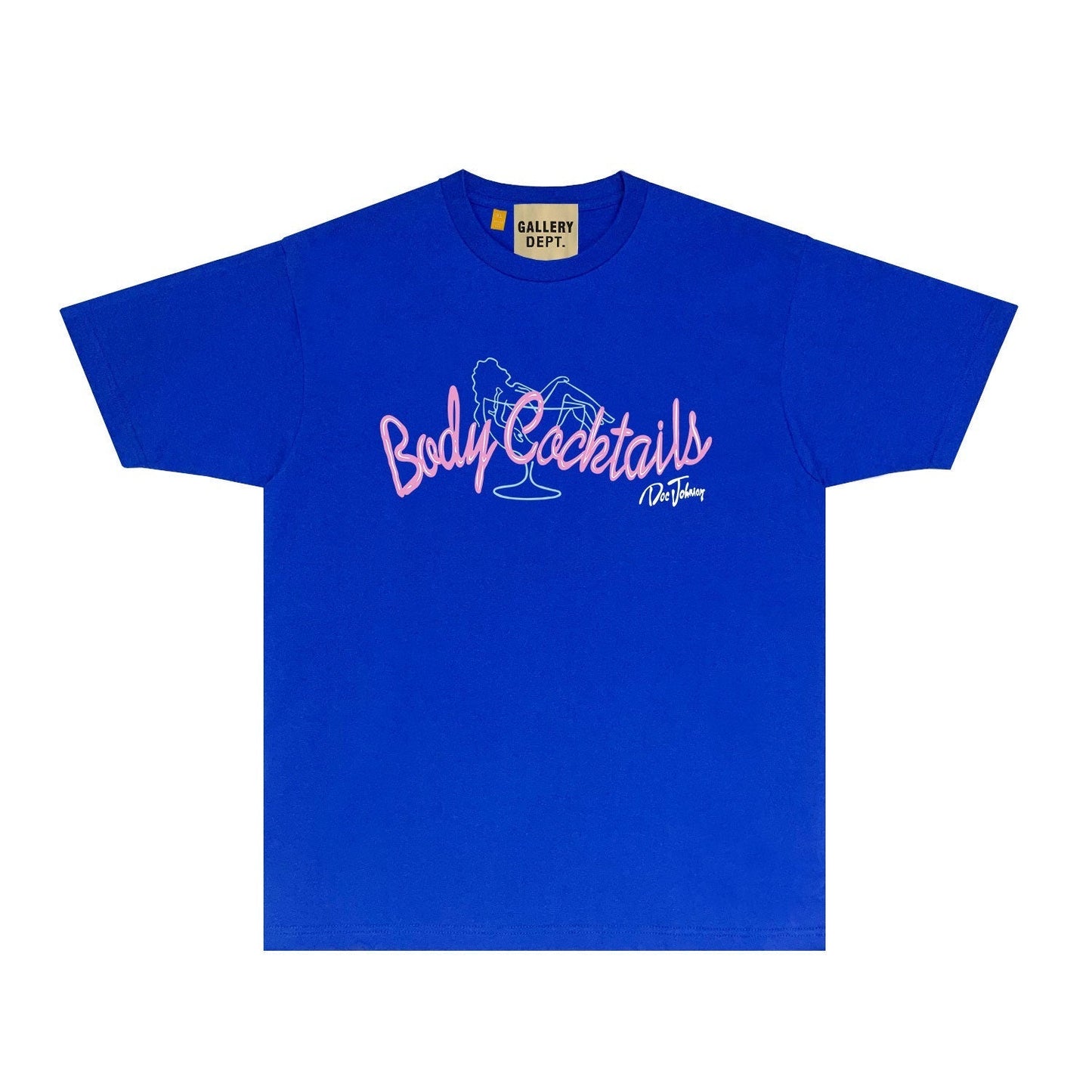 Gallery Dept T Shirt Retro Printed Loose Short-Sleeved Shirt