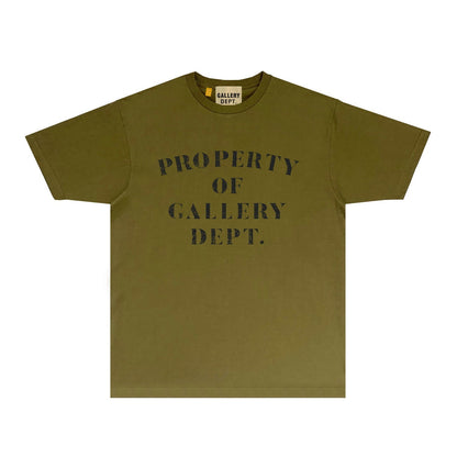 Gallery Dept T Shirt Retro Printed Loose Short-Sleeved Shirt (part2)