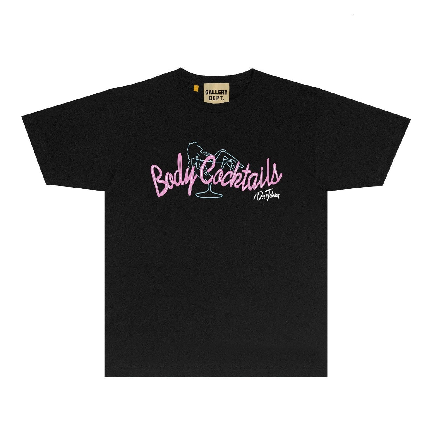 Gallery Dept T Shirt Retro Printed Loose Short-Sleeved Shirt