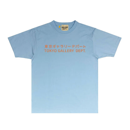 Gallery Dept T Shirt Retro Printed Loose Short-Sleeved Shirt