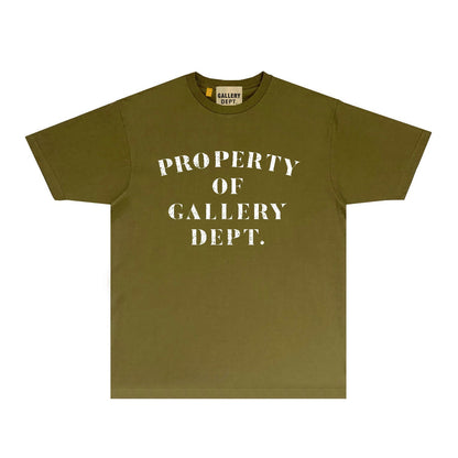 Gallery Dept T Shirt Retro Printed Loose Short-Sleeved Shirt (part2)