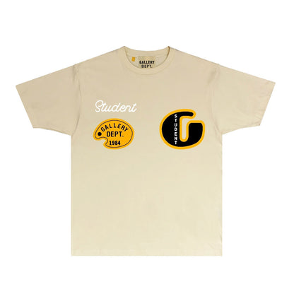 Gallery Dept T Shirt Retro Printed Loose Short-Sleeved Shirt (part2)