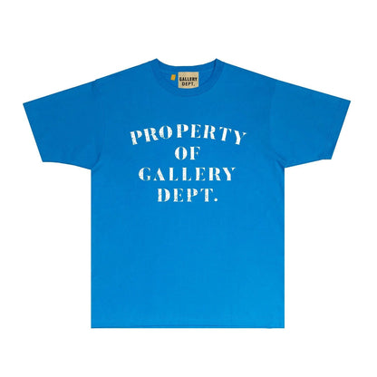 Gallery Dept T Shirt Retro Printed Loose Short-Sleeved Shirt (part2)