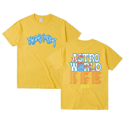24ss uptopia t shirt men vintage hiphop cotton