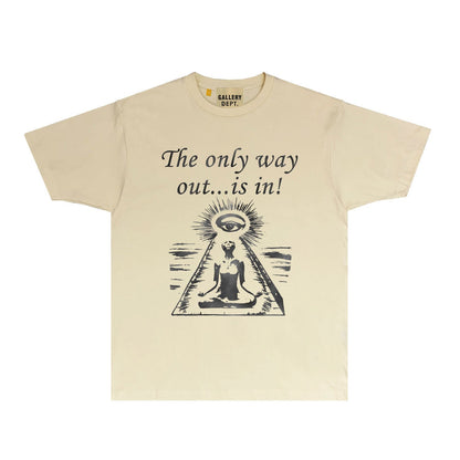 Gallery Dept T Shirts European and American Fashion Brand Tee Shirt Short Sleeve T-shirt Blouse