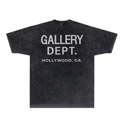 Gallery Dept T Shirts Tee Shirt Washed and Worn Short Sleeve T-shirt Blouse