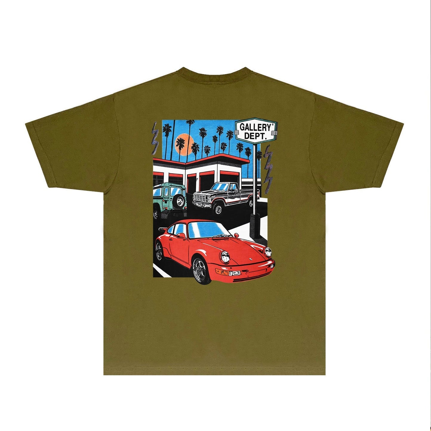 Gallery Dept T Shirts Fashion Brand Tee Shirt Short Sleeve T-shirt Blouse