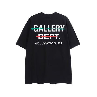 Gallery Dept T Shirts Fashion Brand Summer Letter Slogan Gallery Dept Men and Women Short Sleeve