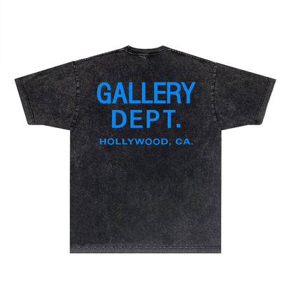 Gallery Dept T Shirts Tee Shirt Washed and Worn Short Sleeve T-shirt Blouse
