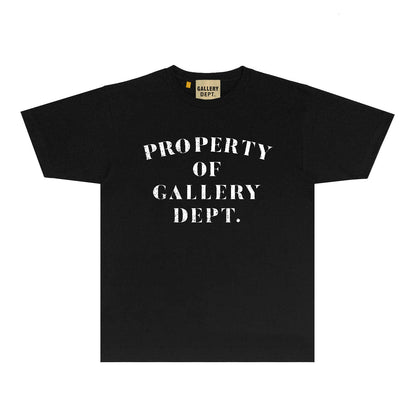 Gallery Dept T Shirt Retro Printed Loose Short-Sleeved Shirt (part2)