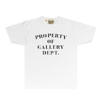 Gallery Dept T Shirt Retro Printed Loose Short-Sleeved Shirt (part2)