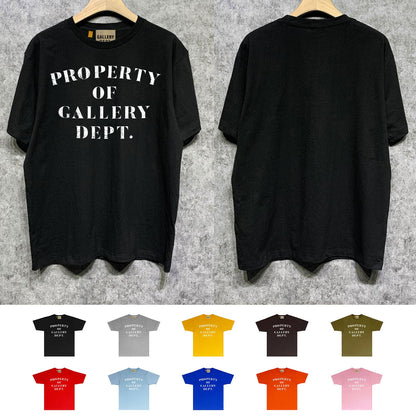 Gallery Dept T Shirt Retro Printed Loose Short-Sleeved Shirt (part2)